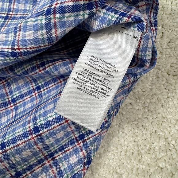 Ralph Lauren Men's M Multicolor Flesh Pony Plaid Long Sleeve Button Down Shirt‎ - Picture 7 of 8